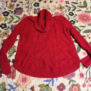 Gap Woman’s Cowl-neck Sweater ~ L Tall